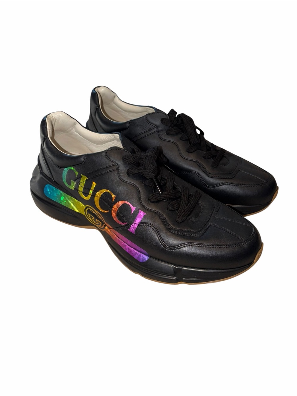 Gucci rhyton mens rainbow shoes size 13.5